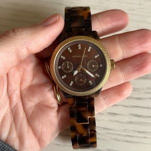 Michael Kors Tortoise Shell Watch